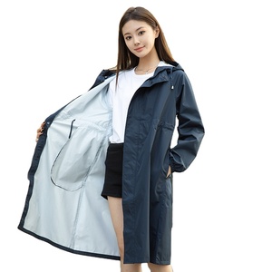 Impermeables Ligeros para <span class=keywords><strong>Mujer</strong></span>, Poncho Impermeable, Chaqueta con Capucha, <span class=keywords><strong>Cortavientos</strong></span>, Gabardina con Logotipo para Viajes al Aire Libre - Product Image 5