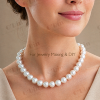 Perles d'eau douce naturelles Edison 11-12 mm Perles en vrac Texture naturelle Fabrication de bijoux Vente en gros
