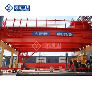 280 tấn nặng bốn chùm điện trên không cầu đi du lịch cần cẩu cho nhà máy thép - Product Image 2