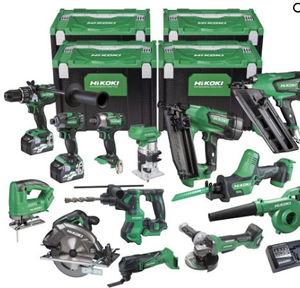 Kit d'outils multi-volt 18V/36V HiKOKI 13 pièces - OEM personnalisable - Garantie de 3 ans - Product Image 1