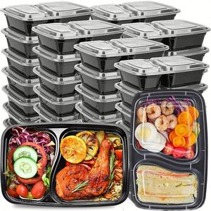 Boîte à lunch jetable en plastique Wanfeng, prix usine, conteneur alimentaire 1000 ml - Product Image 1