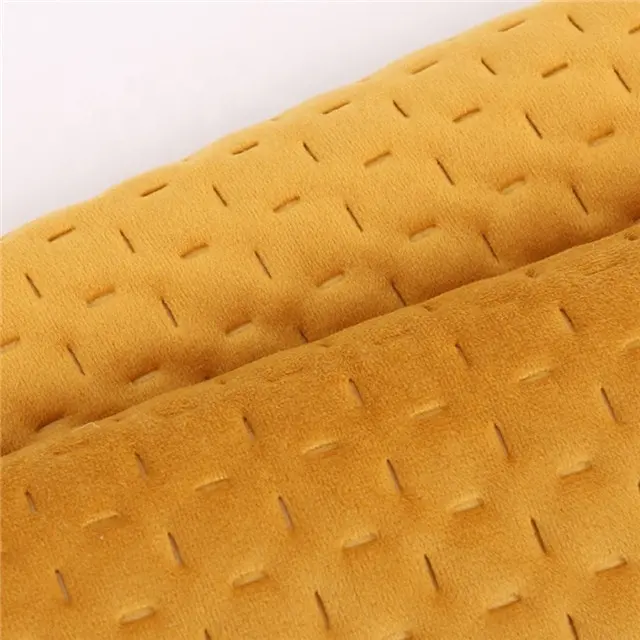 Kain selimut poliester/kain bantal sofa berlapis/kain selimut beludru lembut untuk Pelapis sofa