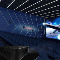 Projecteur laser holographique FLYIN M906U 3LCD 20K Lumens 4K avec haut-parleurs intégrés pour lieux professionnels, scène, mapping 3D, garantie 3 ans