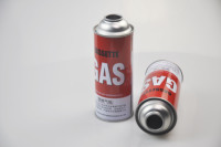 Prix d'usine 500ml Métal Butane Gaz Peut Logo Personnalisé Fer Blanc Pompe Pulvérisateur Valve Voyage Alimentaire Peinture Emballage Camping Chimique