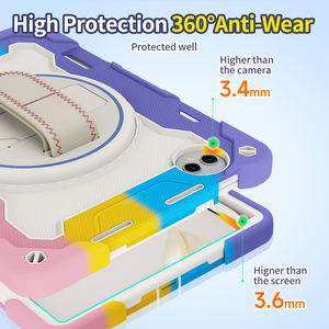 Resistente custodia per Tablet antiurto con tracolla e cavalletto per <span class=keywords><strong>Huawei</strong></span> <span class=keywords><strong>MatePad</strong></span> <span class=keywords><strong>Pro</strong></span> 12.2 a misura di bambino - Product Image 3