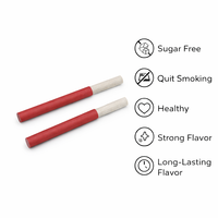 Palitos de Madera con Sabor para Dejar de Fumar, Reemplazo de Cigarrillos, Menta Natural, Café, Canela, Refresca la Mente, Caja Personalizada