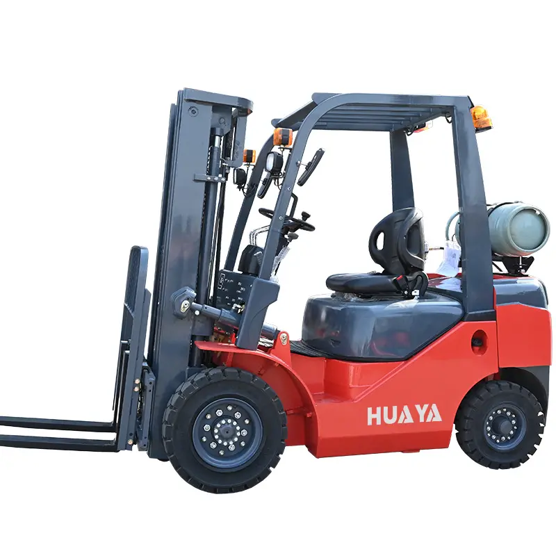 Alto fornitore HUAYA diesel gas carrello elevatore 2.5 ton Nissan K25 gpl 3 ton benzina carrello elevatore cilindro del carburante per la cina