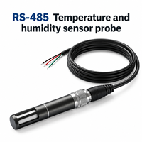 Transmetteur de température et d'humidité RS485 Modbus avec sonde en acier inoxydable 5V IP65, capteur numérique étanche pour CVC