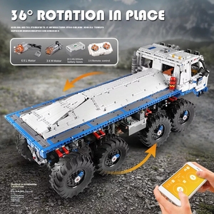 MOULD <span class=keywords><strong>KING</strong></span>-Blocs de Construction Technique pour Enfant, <span class=keywords><strong>Jouet</strong></span> de Noël, Arakawa Tow Truck TATRLA 13144, Modèle 8x8, Briques MOC, 813 - Product Image 2