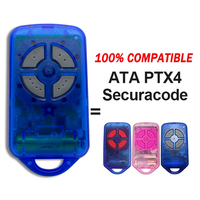 Control Remoto de Repuesto para Puerta de Garaje ATA PTX4 RTX-4 Securacode, 433.92MHz, Código Variable
