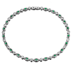 Collana da Donna Trendy con Catena a Maglie in Acciaio Inossidabile, Diamanti Taglio Brillante, Placcatura Artigianale in Oro/Argento/Oro Rosa Certificata - Product Image 2