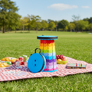 <span class=keywords><strong>Sgabello</strong></span> Telescopico <span class=keywords><strong>Pieghevole</strong></span> Portatile per Campeggio, Festival Musicali, Pesca, Giardino e Cortile - Vendita all'Ingrosso - Product Image 4