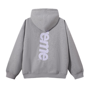 Felpa con Cappuccio Super 22FW in Raso con Applicazioni, Replica <span class=keywords><strong>1</strong></span>:<span class=keywords><strong>1</strong></span>, Felpe Personalizzate Uomo 24FW - Product Image 2