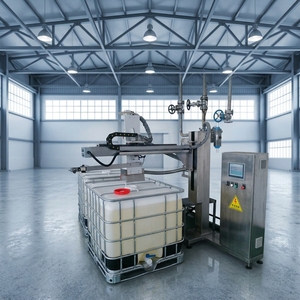 Seau <span class=keywords><strong>en</strong></span> <span class=keywords><strong>fer</strong></span> semi-automatique Atomic Ash 1000L IBC Shanghai Machine de remplissage de liquide - Product Image 3