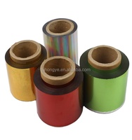 Rouleau d'aluminium d'estampage à froid Offre Spéciale colle UV feuille froide appropriée pour sérigraphie feuille holographique rouge or pour papier