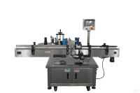 Machine d'étiquetage semi-automatique électrique pour bouteilles, canettes et bocaux ronds, 220V, pour emballages alimentaires en verre et plastique