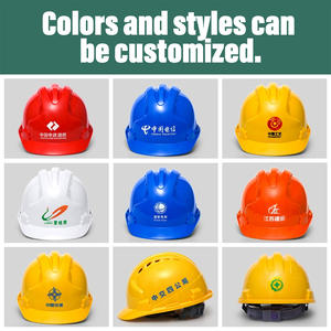 หมวกนิรภัยสำหรับงานก่อสร้าง ระบายอากาศได้ดี สำหรับวิศวกรรมก่อสร้าง ป้องกันแรงงาน  แบบเสริมความแข็งแรงด้วยโครงสามเหลี่ยม  หนาขึ้นและระบายอากาศได้ดี - Product Image 5