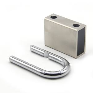 Candado de seguridad de acero endurecido, pin de latón sólido antiperforación, candado de hierro - Product Image 6