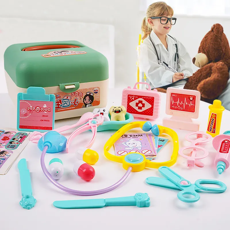 Children's home toys baby medical stethoscope toys 30 pieces set doctor toys