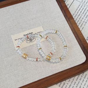 Bracelets et joncs pour femmes Dylam Dainty en pierres naturelles, bracelet à perles en argent 925, cordes élastiques, longueur réglable - Product Image 4