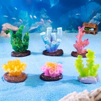 Simulation créative Corail 3D Miniature Micro Paysage Mini Fish Tank Décoration Poupée Petits Ornements