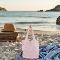 Sacs d'épicerie réutilisables en polyester RPET personnalisés et écologiques logo pliable imprimé