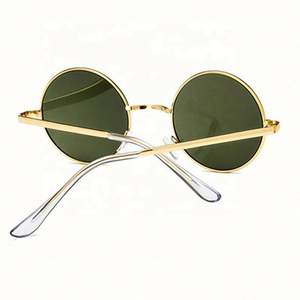 Gafas de Sol Redondas de Metal para Niños, Color Rosa Amarillo, Lentes Coloridas, Protección UV400, Moda 2021, Venta al Por Mayor - Product Image 6