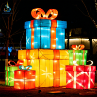 Lanterne de Noël personnalisée imperméable pour l'extérieur, idéale pour la décoration des parcs et des rues – Meilleure vente