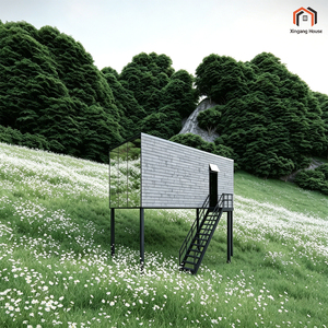 ผู้ผลิตจีน บ้านสำเร็จรูปทั้งหลัง ประกอบง่าย ทันสมัย ใช้ได้ทุกฤดู ห้องอาบแดดหรูหรา โรงแรมสำเร็จรูป บ้านสำเร็จรูป - Product Image 1