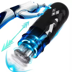 Masturbateur automatique vibrant et rotatif USB 10 vitesses avec fonction de succion pour homme – Jouet sexuel pour adulte - Product Image 1