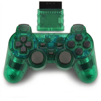 Manette de jeu P2 à double vibration, sans fil 2.4G, transparente, la plus vendue