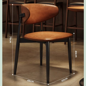 Ensemble de canapé de bar de style américain rétro, table de bar, chaise de loisirs en bois pour restaurant, pub, bar commercial - Product Image 6