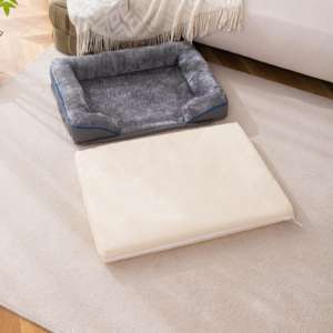 74x53x17cm Reißverschluss-Abnehmbare Waschbare Bezüge <span class=keywords><strong>Memory</strong></span>-Schaum für Hunde Katzen Weiches Wohnzimmer-Möbel Unterstützendes Haustierbett - Product Image 5