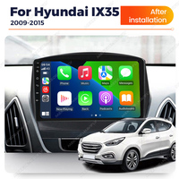 Navifly Radio mobil layar sentuh, Radio mobil bawaan, Stereo mobil Android Auto X1 X2 untuk Hyundai IX35, mendukung BT DSP GPS, dapat ditarik