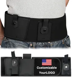 Gun Holster For Woman Belly Band Holster For Concealed Carry Women's Waistband Magnetic Hand Holster