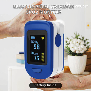 เครื่องวัดออกซิเจนในเลือดแบบพัลส์ออกซิมิเตอร์ พร้อมเครื่องตรวจจับ SpO2 สำหรับการวินิจฉัยทางคลินิก - Product Image 2