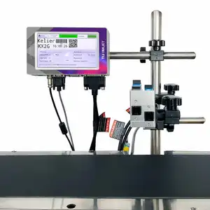 En línea impresora de inyección de tinta de código de fecha mfg y exp fecha máquina impresora KELIER KX2G 1,2-50,8mm