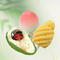 Vente directe d'usine, produits phares : Snacks exotiques en forme de fruits 3D, prix avantageux