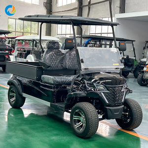 Robetaa 2026 Véhicule de golf électrique de luxe 2 places homologué route avec batterie lithium 72V 105Ah certifiée CE et benne de chargement – Offre Spéciale - Product Image 1
