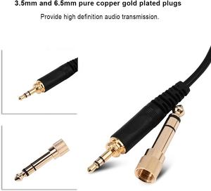 Câble audio de remplacement pour écouteurs <span class=keywords><strong>Sennheiser</strong></span> <span class=keywords><strong>HD25</strong></span> HD25sp HD560 HD540 HD480 HD430 414 HD250 - Product Image 5