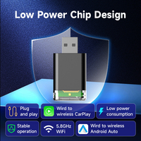 Adaptateur CarPlay Plug and Play Dongle sans fil CarPlay Android Auto pour la plupart des modèles de voitures avec Carplay Android Auto d'origine
