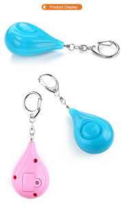 Penjualan laris gantungan kunci pertahanan diri darurat keras Alarm pribadi keamanan perangkat keselamatan Anti pencuri - Product Image 3