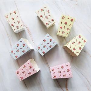 Boîte à popcorn jetable en papier pliable en gros, tube en papier pour poulet frit, plateau en papier carré pour cinéma - Product Image 2