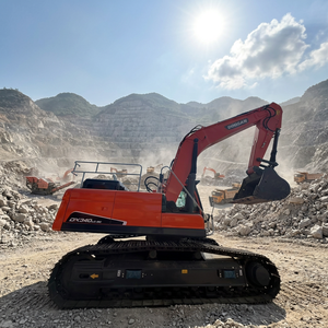 รถขุดตีนตะขาบ Doosan DX340LC-9C พร้อมบุ้งกี๋ขุดดิน เครื่องจักรก่อสร้างมือสอง - Product Image 1