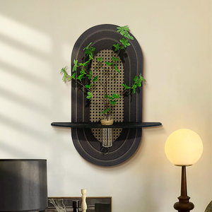 Jarrón Hidropónico de Pared de Estilo Antiguo Kayalo, Decoración Creativa para <span class=keywords><strong>el</strong></span> Hogar, Sala de Estar, Fondo de TV, <span class=keywords><strong>Pintura</strong></span> Tridimensional - Product Image 2