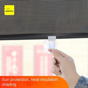ม่านบังแดดรถยนต์แบบพับเก็บอัตโนมัติ PVC กันความร้อน ม่านม้วนป้องกันแสงแดด - Product Image 3
