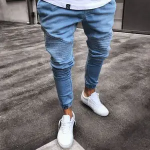 גברים של אופנה סגנון לנשימה נוח חם מקרית סקיני בתוספת גודל גברים של ג 'ינס
