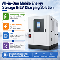 Nouvelle station de recharge pour véhicules électriques CCS2 de 120 kW à batterie DC montée sur véhicule pour le sauvetage routier d'urgence