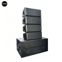 Sistema de Altavoces de Línea HDL 30-A Pro Sound de Dos Vías con Alimentación Activa Dual para Bodas, Altavoz PA HDL-30A de 10 Pulgadas