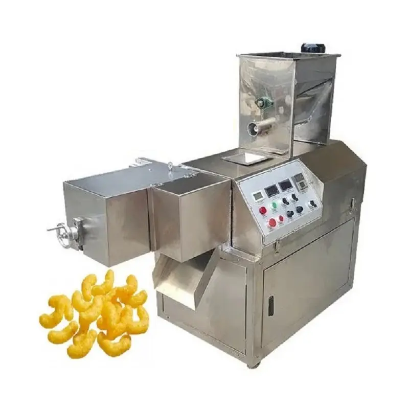 Koekjes En Snacks Maken Machine Gepofte Maïs Rijst Snack Voedsel Extruder Machine Granen Nik Naks Cheetos Puffing Machine